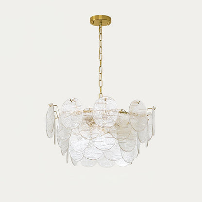 Victorian Disc Chandelier - Elegant Design with Adjustable Height & LE