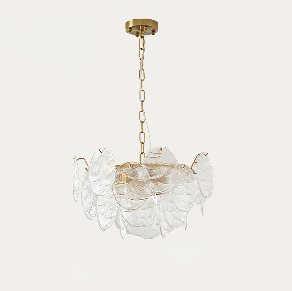 Victorian Disc Chandelier - Elegant Design with Adjustable Height & LE