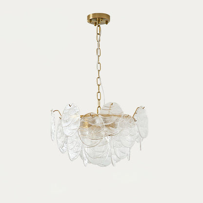 Victorian Disc Chandelier - Elegant Design with Adjustable Height & LE