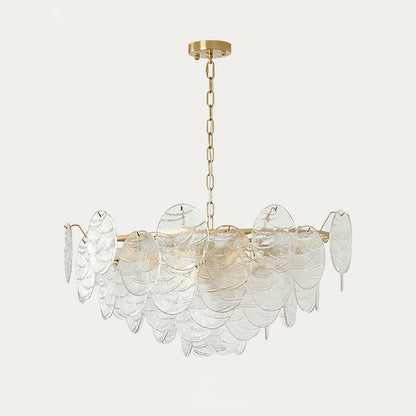 Victorian Disc Chandelier - Elegant Design with Adjustable Height & LE