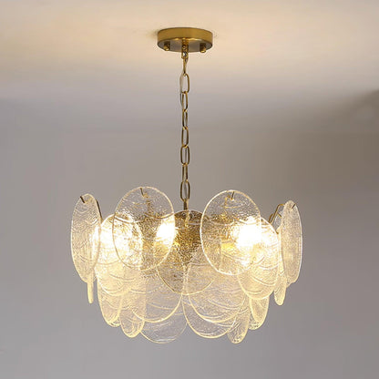Victorian Disc Chandelier - Elegant Design with Adjustable Height & LE