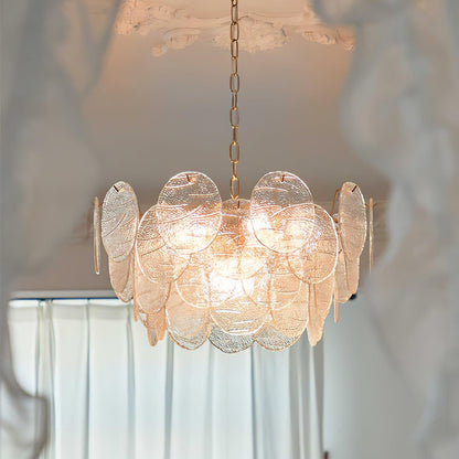 Victorian Disc Chandelier - Elegant Design with Adjustable Height & LE