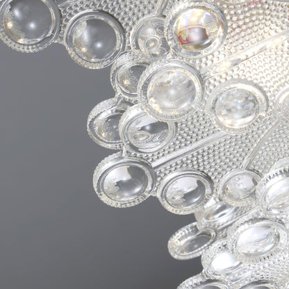 Elegant Crystal Vilary Chandelier with Adjustable Height & LED Lights