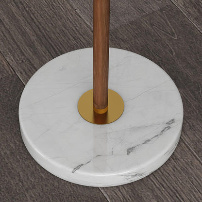Vintage Pleated Floor Lamp with Adjustable Height & Soft Ambient Light