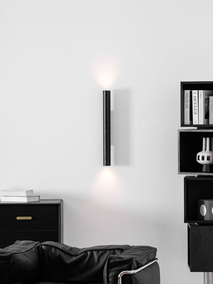 Volcanic Noir Wall Sconce - Adjustable Angle & Energy-Efficient LED