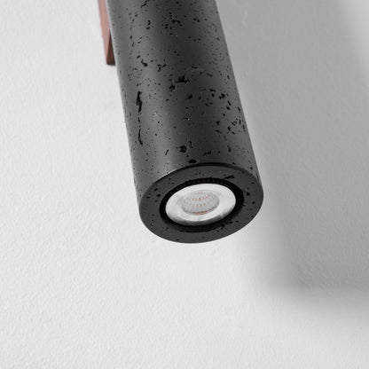 Volcanic Noir Wall Sconce - Adjustable Angle & Energy-Efficient LED