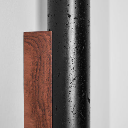 Volcanic Noir Wall Sconce - Adjustable Angle & Energy-Efficient LED
