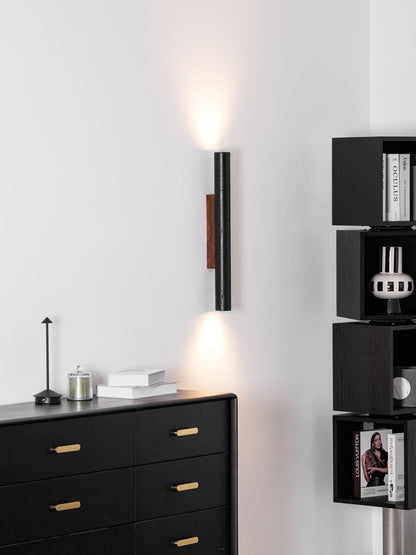 Volcanic Noir Wall Sconce - Adjustable Angle & Energy-Efficient LED