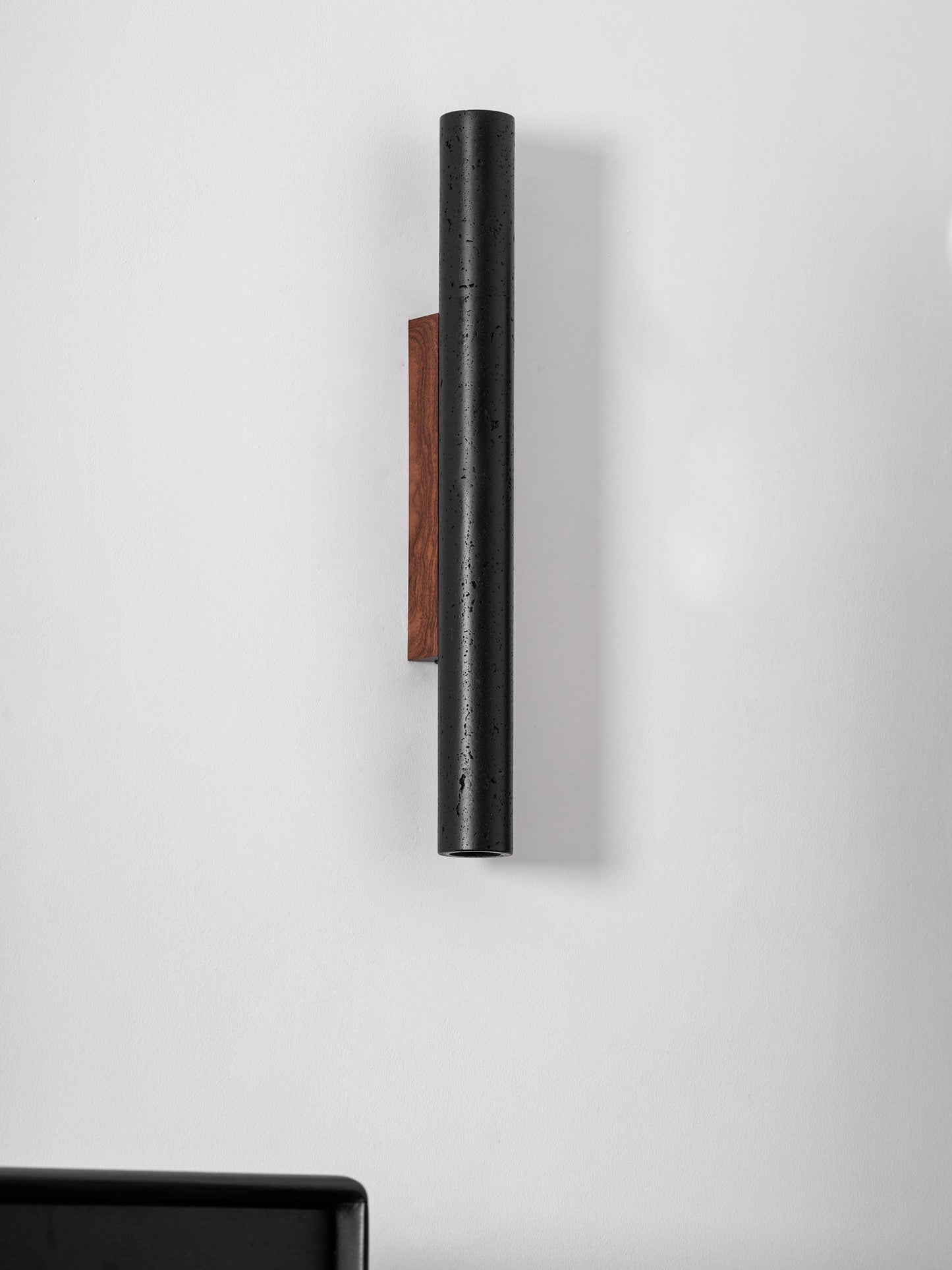 Volcanic Noir Wall Sconce - Adjustable Angle & Energy-Efficient LED