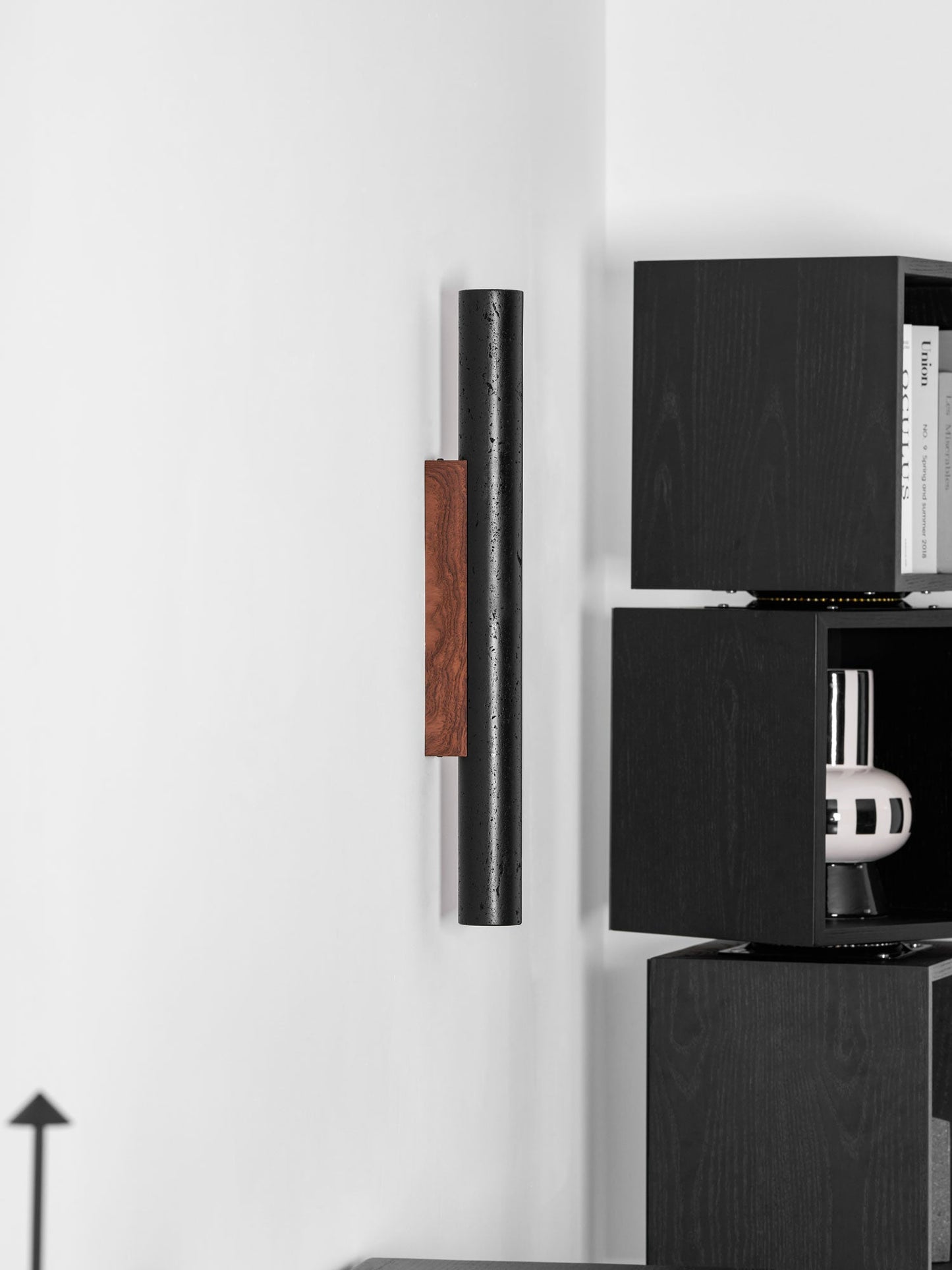 Volcanic Noir Wall Sconce - Adjustable Angle & Energy-Efficient LED