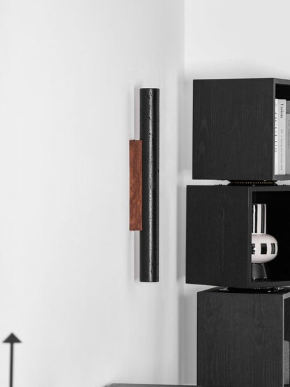 Volcanic Noir Wall Sconce - Adjustable Angle & Energy-Efficient LED