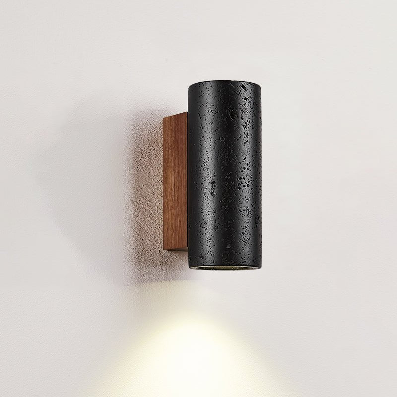 Volcanic Noir Wall Sconce - Adjustable Angle & Energy-Efficient LED