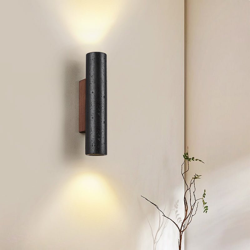 Volcanic Noir Wall Sconce - Adjustable Angle & Energy-Efficient LED
