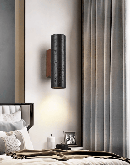 Volcanic Noir Wall Sconce - Adjustable Angle & Energy-Efficient LED