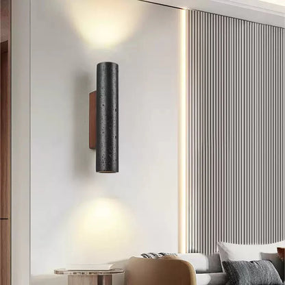 Volcanic Noir Wall Sconce - Adjustable Angle & Energy-Efficient LED