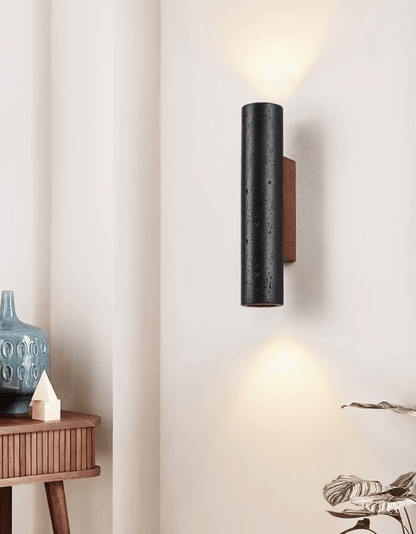 Volcanic Noir Wall Sconce - Adjustable Angle & Energy-Efficient LED