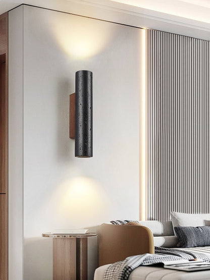 Volcanic Noir Wall Sconce - Adjustable Angle & Energy-Efficient LED
