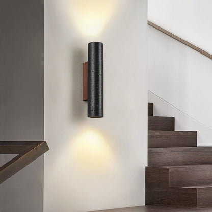 Volcanic Noir Wall Sconce - Adjustable Angle & Energy-Efficient LED