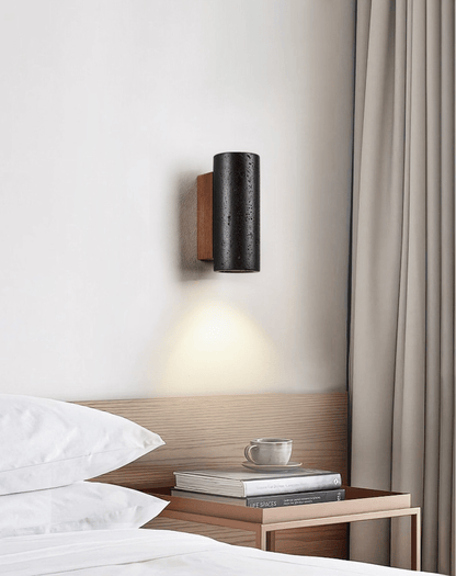 Volcanic Noir Wall Sconce - Adjustable Angle & Energy-Efficient LED