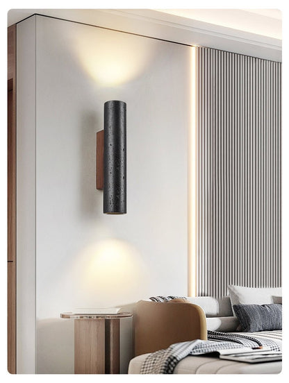 Volcanic Noir Wall Sconce - Adjustable Angle & Energy-Efficient LED