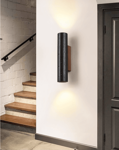 Volcanic Noir Wall Sconce - Adjustable Angle & Energy-Efficient LED