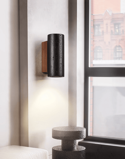 Volcanic Noir Wall Sconce - Adjustable Angle & Energy-Efficient LED