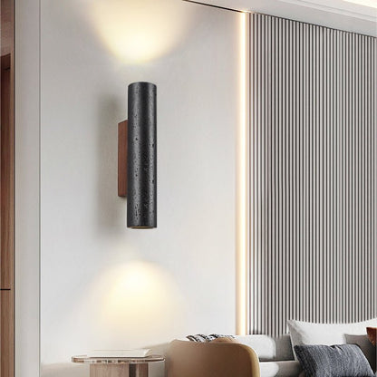 Volcanic Noir Wall Sconce - Adjustable Angle & Energy-Efficient LED