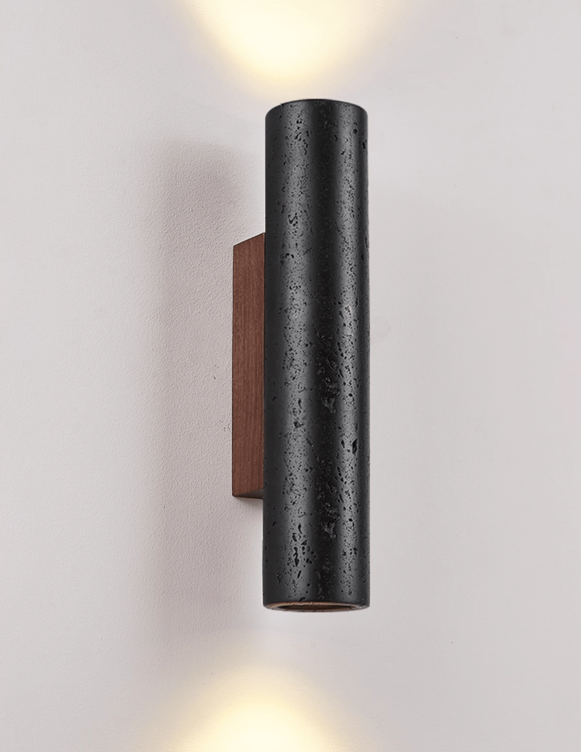Volcanic Noir Wall Sconce - Adjustable Angle & Energy-Efficient LED