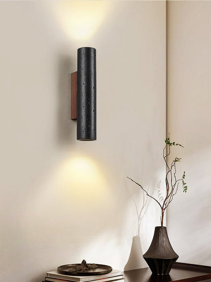Volcanic Noir Wall Sconce - Adjustable Angle & Energy-Efficient LED