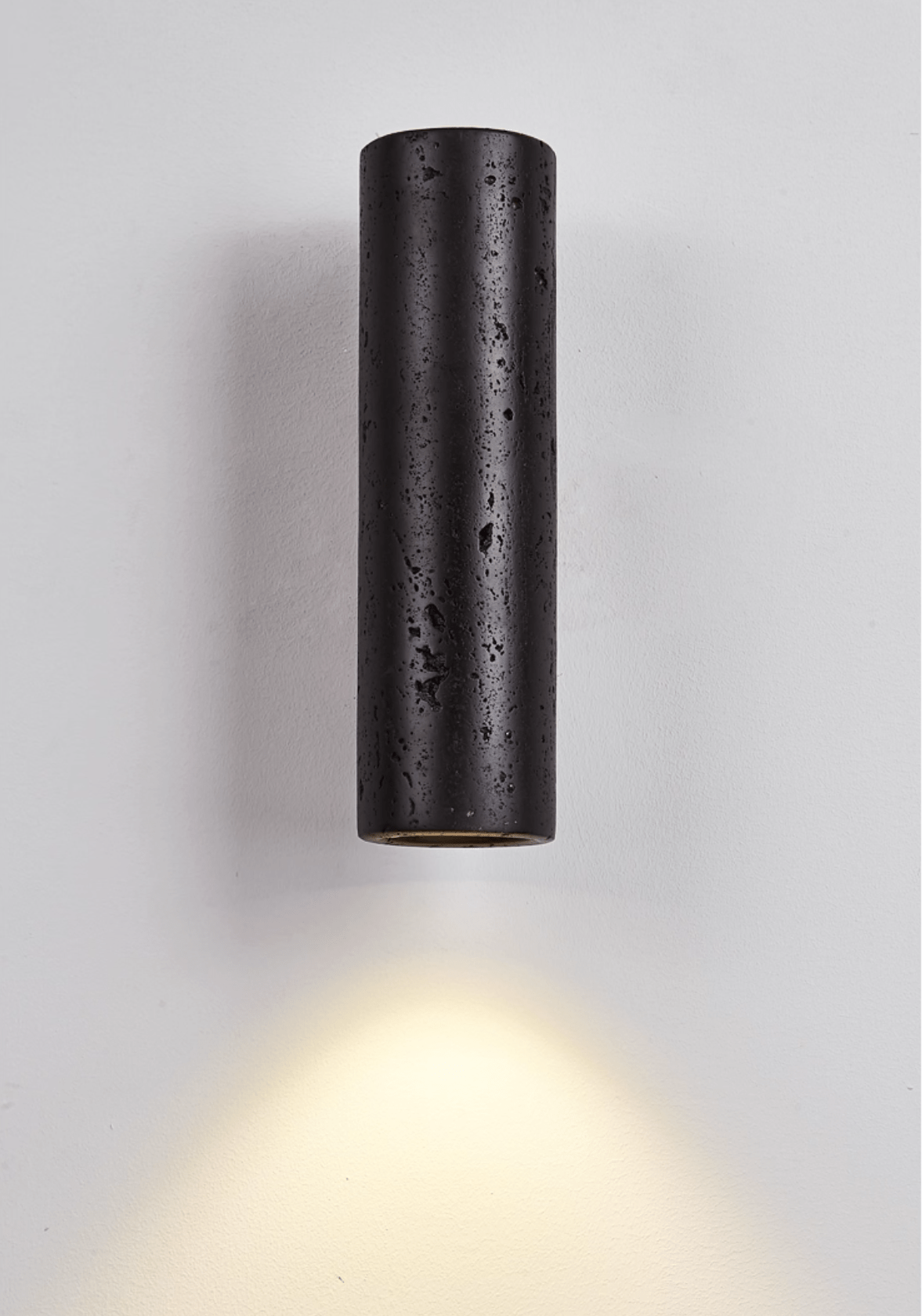Volcanic Noir Wall Sconce - Adjustable Angle & Energy-Efficient LED