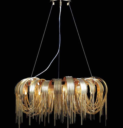 Elegant Length Chains Chandelier - Adjustable Height, Modern Design