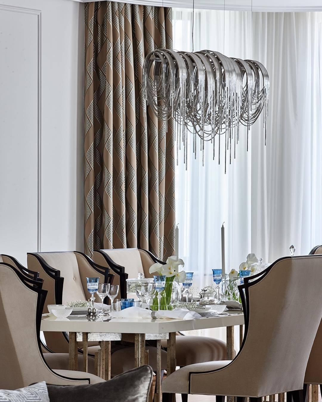Elegant Length Chains Chandelier - Adjustable Height, Modern Design