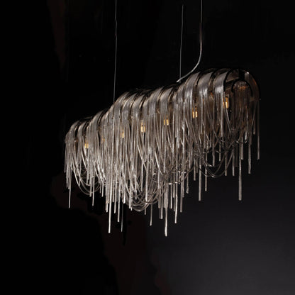 Elegant Length Chains Chandelier - Adjustable Height, Modern Design