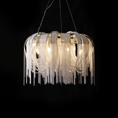 Elegant Length Chains Chandelier - Adjustable Height, Modern Design