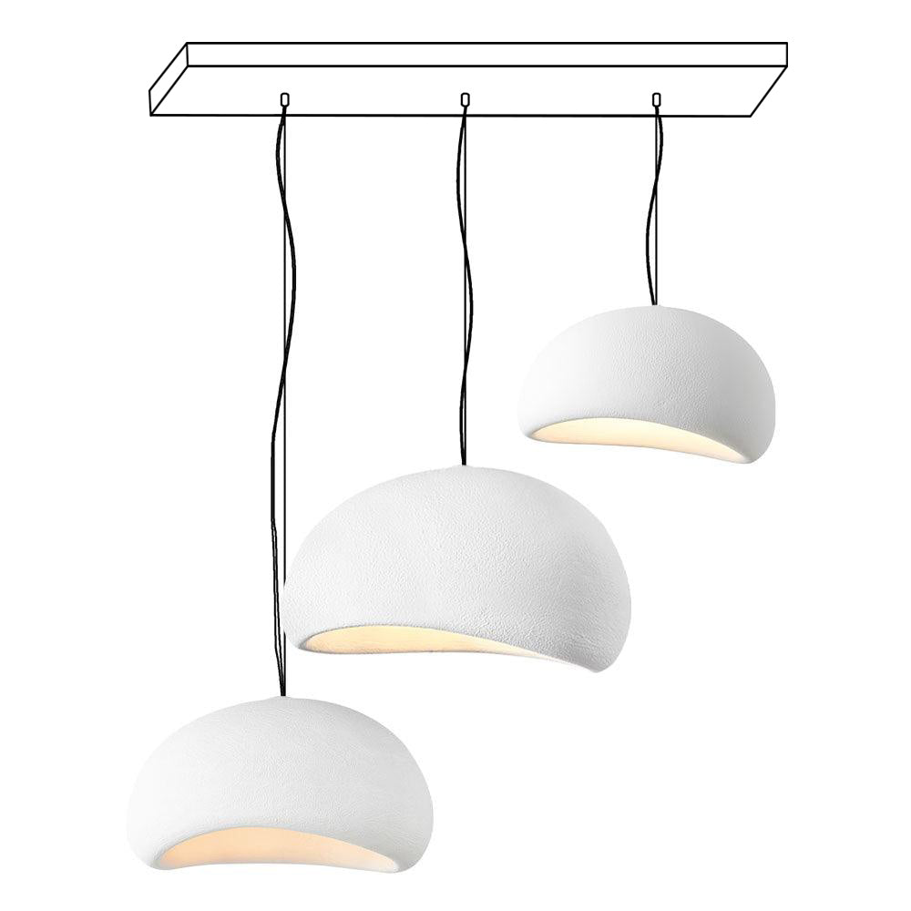 Zenra Wabi-Sabi Organic Chandelier - Eco-Friendly, Adjustable Height