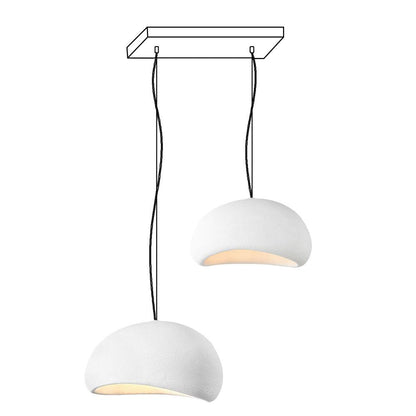 Zenra Wabi-Sabi Organic Chandelier - Eco-Friendly, Adjustable Height