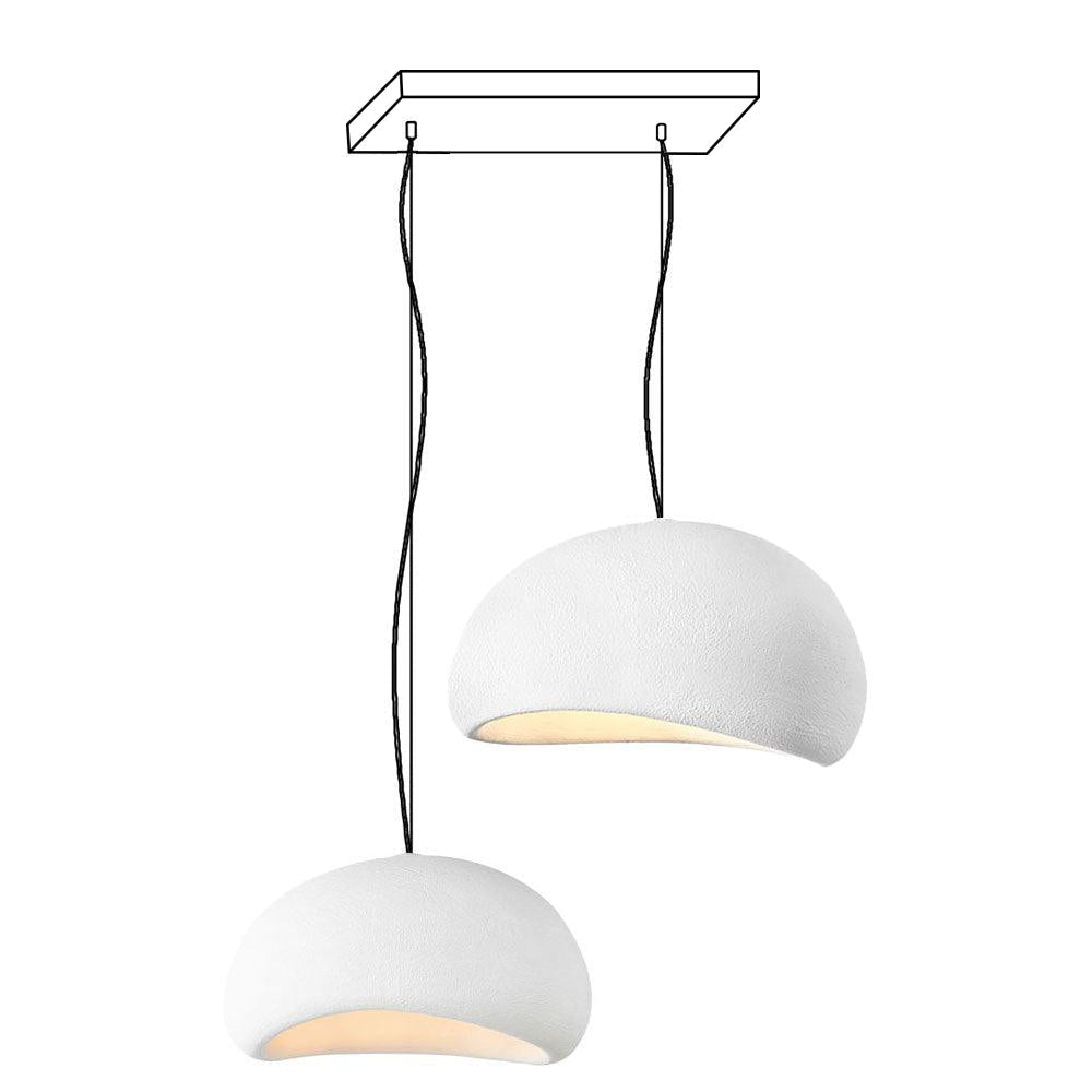 Zenra Wabi-Sabi Organic Chandelier - Eco-Friendly, Adjustable Height