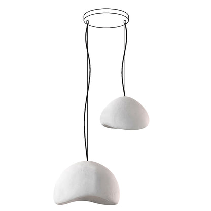 Zenra Wabi-Sabi Organic Chandelier - Eco-Friendly, Adjustable Height