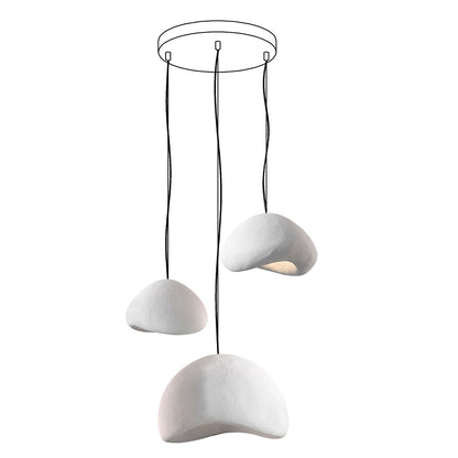 Zenra Wabi-Sabi Organic Chandelier - Eco-Friendly, Adjustable Height