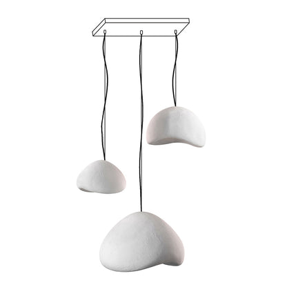 Zenra Wabi-Sabi Organic Chandelier - Eco-Friendly, Adjustable Height