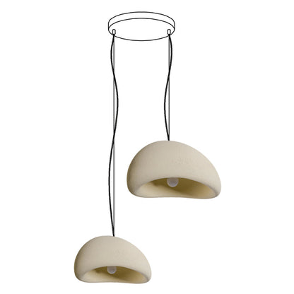 Zenra Wabi-Sabi Organic Chandelier - Eco-Friendly, Adjustable Height
