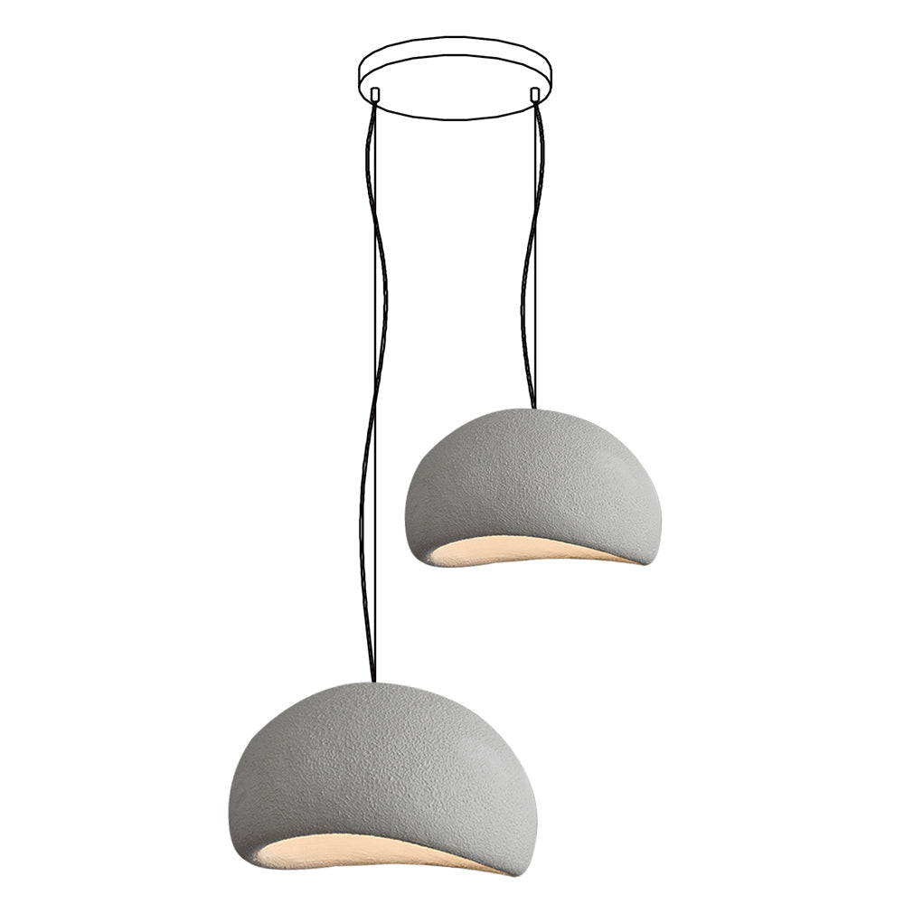 Zenra Wabi-Sabi Organic Chandelier - Eco-Friendly, Adjustable Height