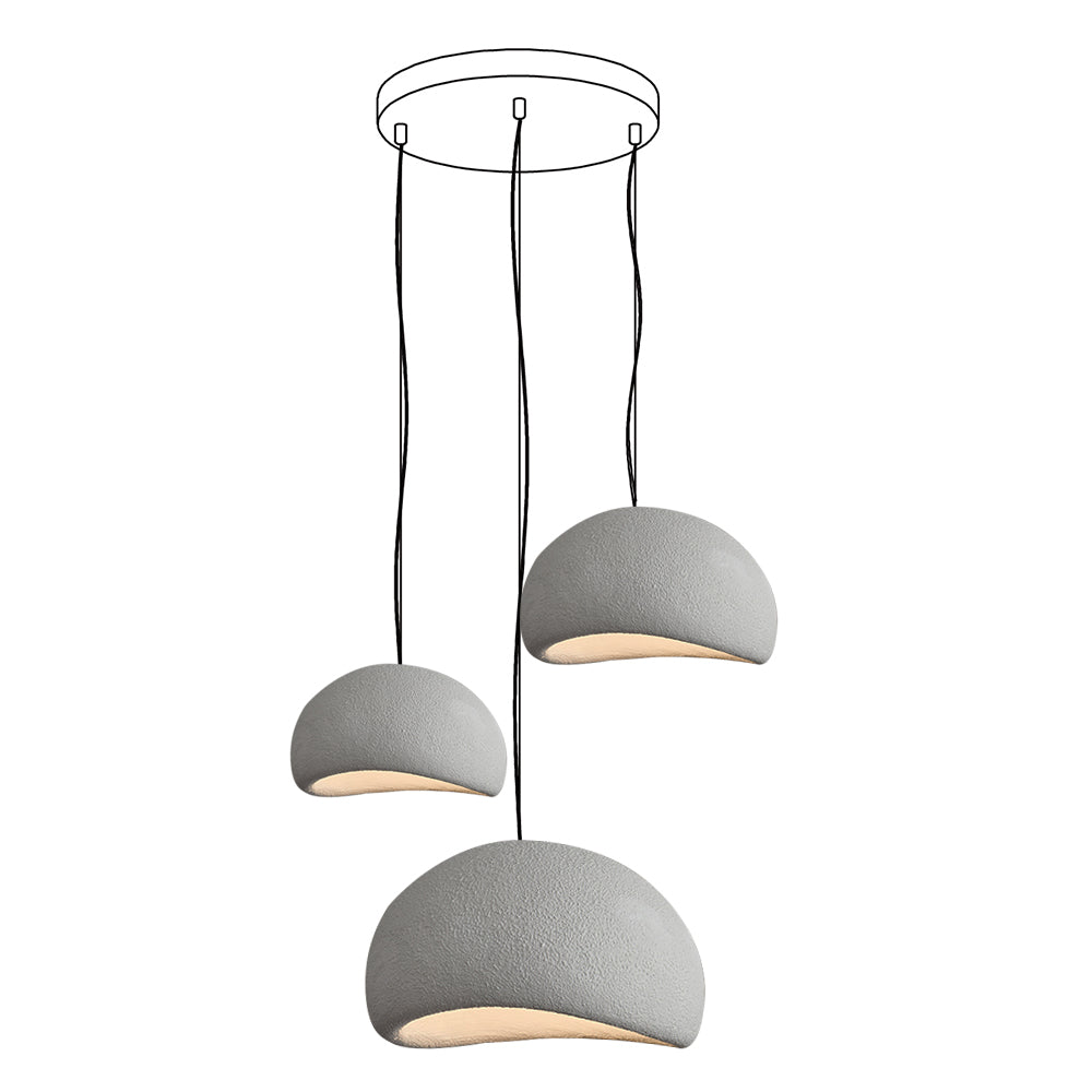 Zenra Wabi-Sabi Organic Chandelier - Eco-Friendly, Adjustable Height