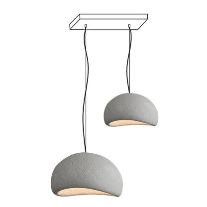 Zenra Wabi-Sabi Organic Chandelier - Eco-Friendly, Adjustable Height