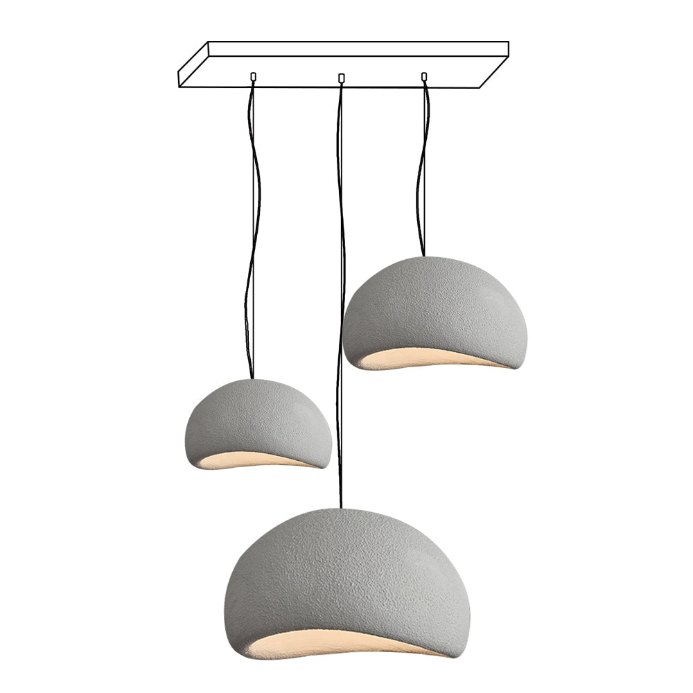 Zenra Wabi-Sabi Organic Chandelier - Eco-Friendly, Adjustable Height