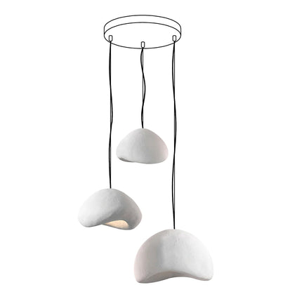 Zenra Wabi-Sabi Organic Chandelier - Eco-Friendly, Adjustable Height