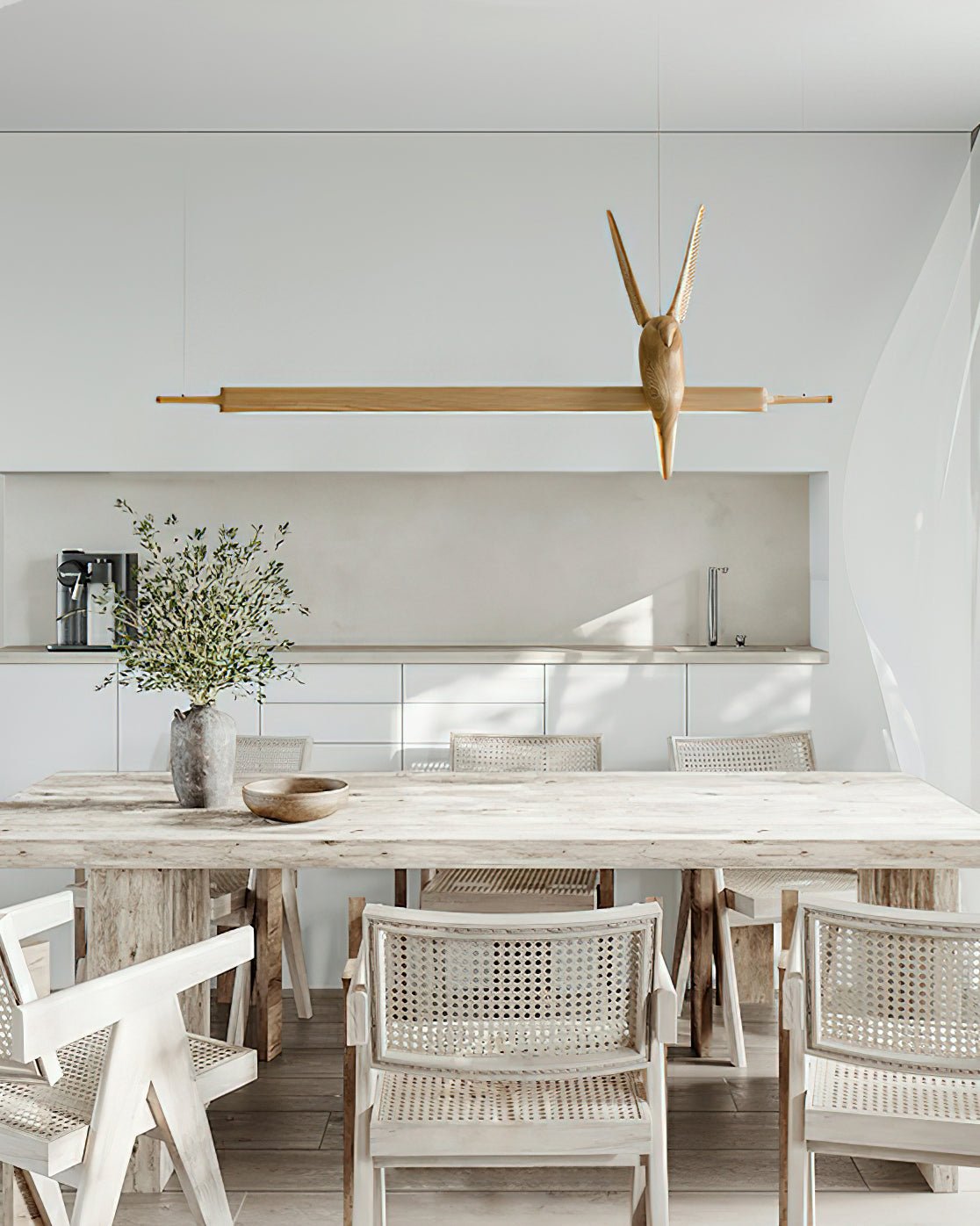 Elegant Wait Chandelier - LED Illumination & Adjustable Height