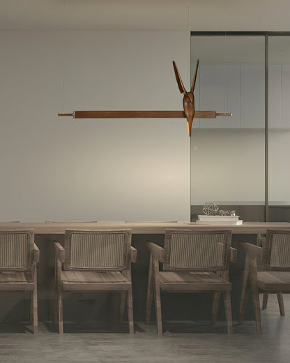 Elegant Wait Chandelier - LED Illumination & Adjustable Height