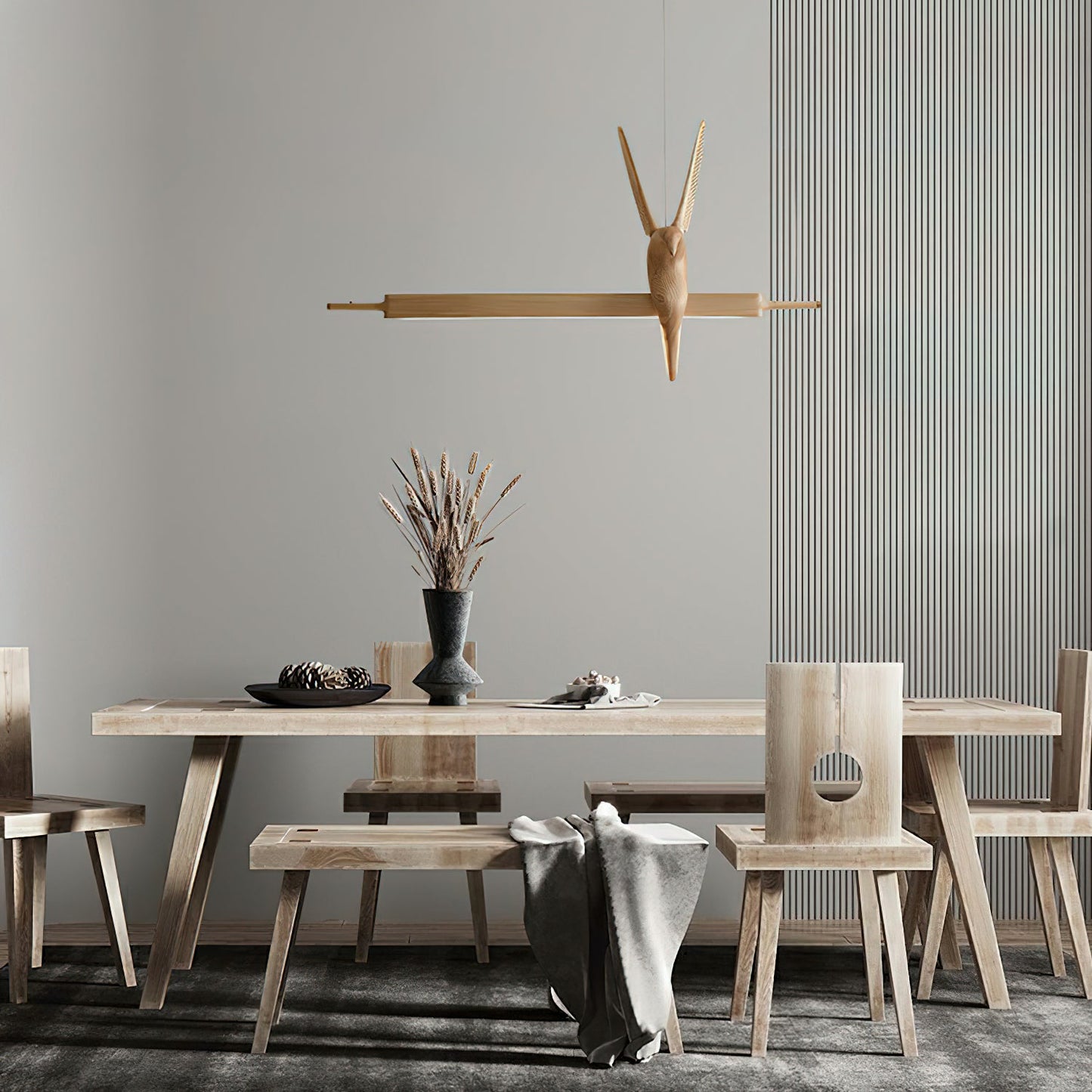 Elegant Wait Chandelier - LED Illumination & Adjustable Height