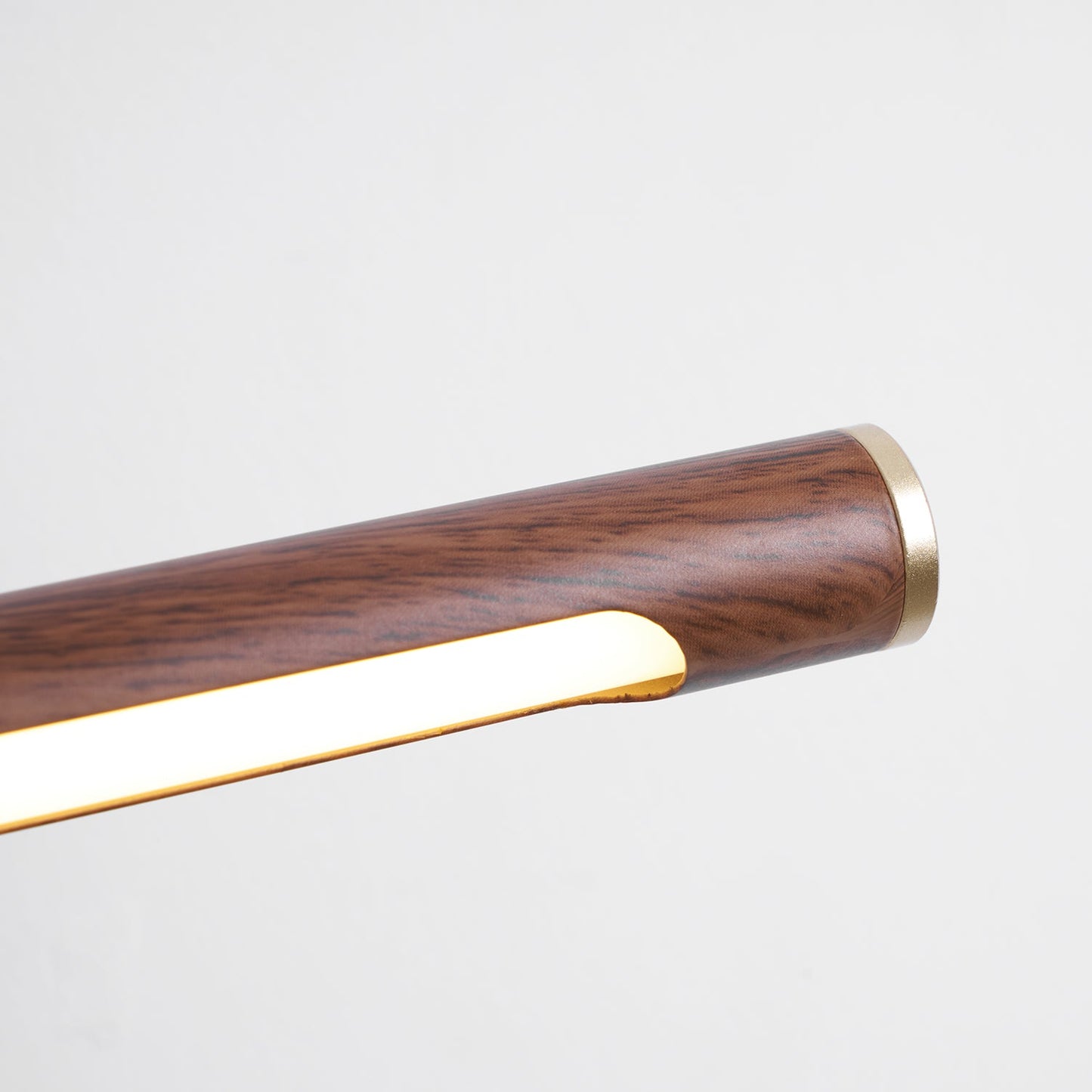 Walnut Linear Adjustable Wall Light - Dimmable & Energy Efficient
